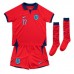 Cheap England Bukayo Saka #17 Away Football Kit Children World Cup 2022 Short Sleeve (+ pants)